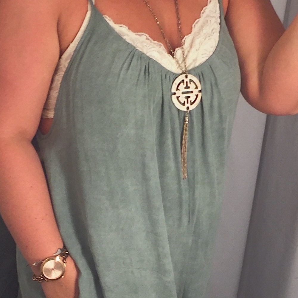 Green Oversized Jumpsuit